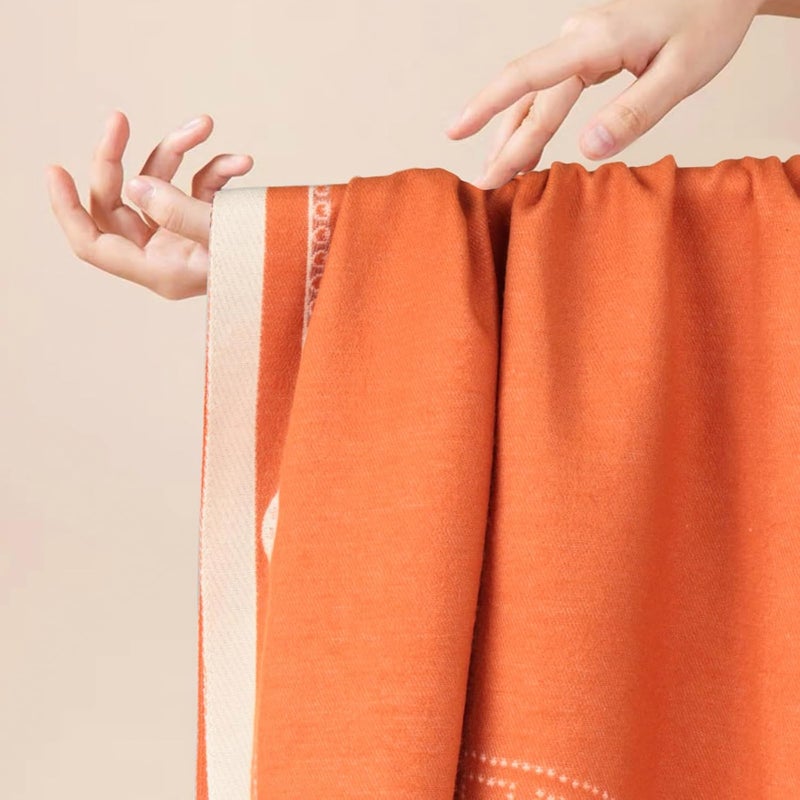 EXTREE Scarfs for Women Pashmina Silky Shawl Wrap for Evening Dressing Blanket Open Front Poncho Cape - Image 4